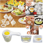 Trade Shop Traesio-set 6 Pz Cucinare E Bollire Uovo Sodo Alla Coque Rompe Bolle Cucina Uova -
