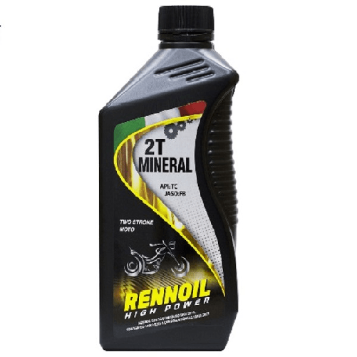 Trade Shop Traesio-olio Motore Lubrificante Miscela Per Motorini Moto A Due Tempi Rennoil High Power 2t -