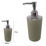 Cleafe-dispenser Sapone Liquido Bagno Per Lavandino Beige Accessori Arredo Bagno 79177 -