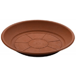 Trade Shop Traesio-piatto Sottovaso Tondo Piatti Vasi Fiori Piante Per Fioriera Plastica Diam. 60cm -