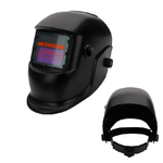 Trade Shop Traesio-maschera Pro Per Saldature Casco Per Fabbro Protezione A Cristalli Liquidi Bk -