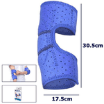 Trade Shop Traesio-gomitiera Fascia Elastica Supporto Tutore Per Gomito Anallergico Bambini Blu M -