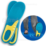 Trade Shop Traesio-2 Solette Activgel Massaggianti Plantare Silicone Supporto Scarpe Uomo 42 - 48 -