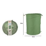 Cleafe-cesto Contenitore Porta Biancheria Bucato Giochi Pieghevole 42x50 Cm Verde 79852 -