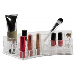 Cleafe-organizzatore Cosmetici Curvo  10247 Espositore 19 Comparti Organizer Make Up -