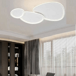 Trade Shop Traesio-plafoniera A Led 3 Ovali A Tripla Colorazione Di Luce 100 W Da Soffitto Pn-23-3c -