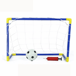 Trade Shop Traesio-set 2 Porte Con Reti Da Calcio 79x50x43 Cm Per Bambini Uso Esterno Con Accessori -