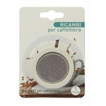 Trade Shop Traesio-set Ricambi Guarnizione Gomma Filtro Per Caffettiera Moka Caffè 1 Tazza 53324 -