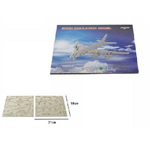 Trade Shop Traesio-puzzle 3d Legno Aereo Linea Modellino Modellismo Collezione Gioco Bambini 07336 -