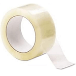 Trade Shop Traesio-rotolo Nastro Adesivo 45mm X 300mt Imballo Pacchi Resistente Trasparente Chiaro -