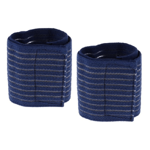 Trade Shop Traesio-polso Benda Polsiera Fasciatura Di Supporto Polsino Elastico Accessori Blu -