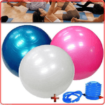 Trade Shop Traesio-gymball Palla Per Esercizi Addominali Yoga Pilates Fitness Palestra Diam. 55cm -