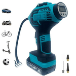 Trade Shop Traesio-compressore Aria Portatile Doppia Batteria Litio 36 V Digitale Ruote Auto Moto -