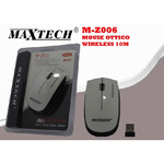 Maxtech-mouse Wireless Da 2.4 Ghz Senza Filo Ultra Slim Bianco - Nero Pc Tablet Design -