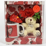 Trade Shop Traesio-tazza Con Orsetto Fiore E Musica Idea Regalo San Valentino Confezione Assortite -