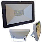 Trade Shop Traesio-faro Faretto Led Flood Light 100w Ip66 Bianco Naturale Slim Led Smd 100 Watt -