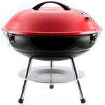 Trade Shop Traesio-barbecue A Carbonella Tondo Bbq Griglia Coperchio Da Tavolo Grill Griglia Brace -