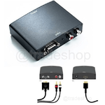 Trade Shop Traesio-video Converter Convertitore Da Analogico Vga + Audio R/l A Hdmi Tv Monitor Pc -