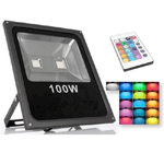 Trade Shop Traesio-faro Led 100w Rgb Multicolore Giochi Luce Con Telecomando Faretto Illuminazione -