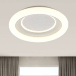 Trade Shop Traesio-plafoniera Led Lampadario Soffitto 40 W Bianco Tripla Colorazione Luce Pn-29-3c -