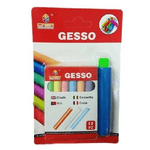 Trade Shop Traesio-set 12 Pezzi Gessetti Gessi Colorati Con Portagesso Scuola Lavagna Bambini -