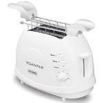 Trade Shop Traesio-tostapane Elettrico Tostiera Grill Con Pinze Per 2 Toast Da 700w Hoomei Hm-5928t -