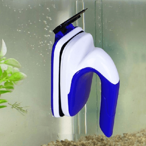 Trade Shop Traesio-calamita Pulizia Pulitore Magnetico Tergi Vetro Per Acquario Con Raschietto -