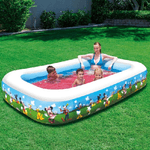 Trade Shop Traesio-piscina Gonfiabile Family Disney Topolino Club House 260 X 175 X 51 Cm -