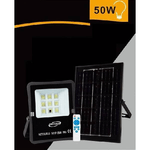 Trade Shop Traesio-faretto Faro Led Solare 50 W Telecomando Ip65 Luce Bianca Fredda 6500k S01f-50w -