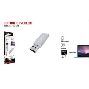 Maxtech-lettore Di Schede Di Memoria Usb 2.0 Micro Sd Adattatore Per Pc 480mbps Lto-sm03 -