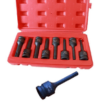 Trade Shop Traesio-set Chiavi Bussola Ad Impatto 1/2 Attacco Mp 8 Pz Per Avvitatore Pneumatico -