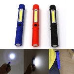 Trade Shop Traesio-torcia Lampada Emergenza A Led Cob Con Calamita Da Lavoro Luce Portatile Sos -