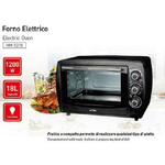 Trade Shop Traesio-forno Fornetto Elettrico 1200 Watt 18 Litri Luce Interna Timer E Termostato -