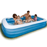 Trade Shop Traesio-piscina Gonfiabile Rettangolare 305 X 183 X 56 Cm Giardino Piscina Family -