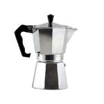 Trade Shop Traesio-caffettiera Moka 3 Tazze Caffe Maker Espresso Caffe' Napoletana Mezza 3 Tazza -