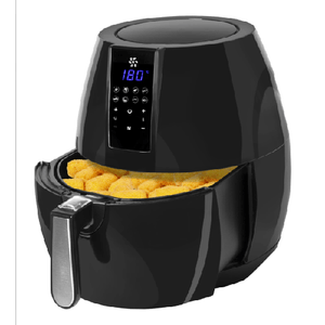 Trade Shop Traesio-friggitrice Aria Calda Digitale Senza Olio Airfryer 7 Lt Frigge Cuoce 1800w -