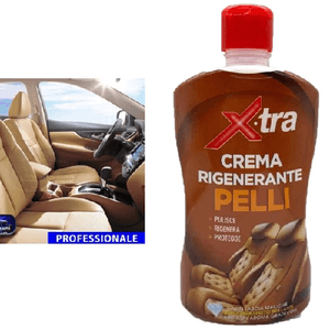 Trade Shop Traesio-crema Rigenerante Per Pelli Sedili Auto Pulisce Rigenera E Protegge Cf Da 500ml -