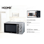 Trade Shop Traesio-forno A Microonde Combinato + Grill 700 W 20 Litri Timer Funzione Scongelamento -