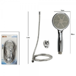 Cleafe-kit Doccetta Doccino Tondo Soffione Doccia Con Laccio 1,8mt Staffa 69061 Bagno -