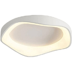 Trade Shop Traesio-plafoniera Led A Onda Bianca 38 W Ultra Moderna Tre Colorazione Di Luce C53-b3c -