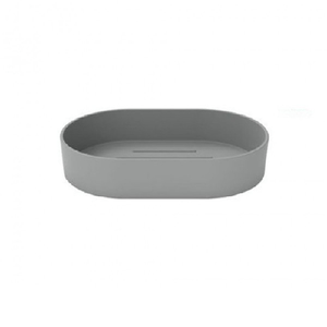 Trade Shop Traesio-portasapone Saponetta Da Bagno In Plastica Accessorio Grigio 13x8.5x2.5 Cm 69856 -