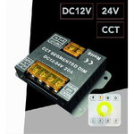 Trade Shop Traesio-dimmer Driver Cct Per Strisce Led Controller Telecomando Rf Dc 12-24v Rf-86-cct -