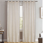 Trade Shop Traesio-tenda Tessa Cuori Pannello Singolo 8 Borchie Porta Finestra Bastone 140x280 Cm -