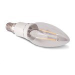 Trade Shop Traesio-lampadina Led A Candla Attacco Piccolo E14 4watt Filamento Effetto Incandescenza -