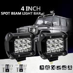 Trade Shop Traesio-faro Lampada Supplementare Profondita Auto Fuoristrada 12v 6 Led 18w 6000k Ip68 -