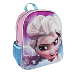 Trade Shop Traesio-zainetto Frozen Elsa Disney Stampo Rilievo 3d Asilo Scuola Bambine Tempo Libero -