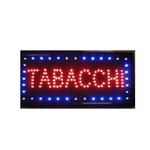 Trade Shop Traesio-insegna Luminosa A Led Con Scritta Tabacchi Per Negozio Tabaccheria 48,5x25,5cm -