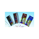 Trade Shop Traesio-set 12 Colori Ad Olio In Vari Colori Tubi Da 12 Ml Pittura Hobby Disegno -