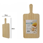 Trade Shop Traesio-tagliere Rettengolare In Legno Affetta Pane Salumi Carne Con Manico 38x18cm 74195 -