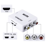 Trade Shop Traesio-mini Adattatore Video Digitale Hdmi A Av Rca Convertitore Digitale Analogico -